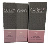 OCLEO' Kit Viso Crema Bava Di Lumaca 50 Ml Acido Jaluronico 30 Ml E Vitaminac 30 Ml