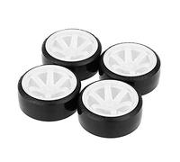 Ocnvlia 4 Pezzi Drift Auto Pneumatici Cerchio Ruota Duro Pneumatici per 1/10 Drifting RC Auto