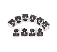Ocobudbxw 10 pz Mini 6 Pin Connettori Presa DIN PS-2 Femmina Spina PCB Connettore a Saldare PC Mouse