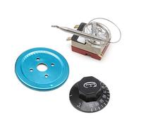 Ocobudbxw 250V 16A Termoregolatore 30-110 Celsius Termostato Manopola Capillare Interruttore