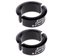 Ocobudbxw 4Pcs Manubrio per Bicicletta Spessore da 25,4 mm a 31,8 mm Attacco per Bici da Strada MTB a Scatto Fisso