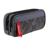 Ocobudbxw Astuccio per matite, Astuccio per matite Durevole Astuccio per matite di Grande capacità Astuccio per Penna con Doppia Cerniera Sacchetto di cancelleria per la Scuola