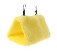 Ocobudbxw Casetta per Uccelli, Scatola per Uccelli Caldo Nido di Uccelli Letto Invernale Casa Coccole Capanna Appesa Amaca Gabbia Tenda Peluche Rifugio per Piccoli Pappagalli Cockatiels
