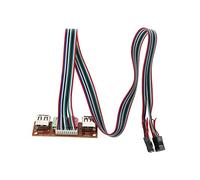 Ocobudbxw Desktop Chassis 2-Port USB 2.0 Computer Case Pannello Frontale Jack Audio Porta Mic Cavo Auricolare