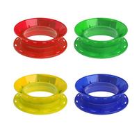 Ocobudbxw Lenza da Pesca Piastra di avvolgimento Manico in plastica Avvolgimento Filo Circolare Bobina Principale