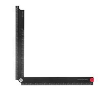 Ocobudbxw Righello Pieghevole in Lega di Alluminio 15cm-30cm Regola Semplice per cancelleria in Metallo Pieghevole a 90 °