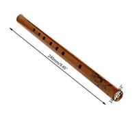 Ocobudbxw Strumento Musicale per Studenti con Flauto di bambù Tradizionale a 6 Fori, Colore Legno