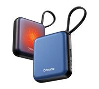 OCOOPA Scaldamani Elettrico 2 Pezzi, Portatile Scalda Mani USB Ricaricabile 4000mAh, 3 Livelli fino a 52°C, Utile Regalo di Natale, Ideale per Sci Invernale, Viaggi e Attività all’Aria Aperta,UT5 Nano