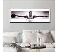OCRTN SELFLESSLY Michael Jordan Wings s Wall Art Dipinti su Tela per Soggiorno Stampe su Tela Moderne Decorazione di Arte murale-50x150 cm Senza Cornice