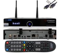 Octagon SF8008 4K Combo Supreme V3 UHD E2 2xDVB-S2X Linux PVR Combo Ricevitore satellitare 2.4/5G Dual Band WiFi, 1Gbit LAN, interfaccia M.2, HDR 10, BT 5.1, telecomando IR, HTS e-com cavo HDMI
