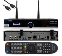 OCTAGON SF8008 4K UHD HDR HEVC Twin Sat Ricevitore 2x-S2X Multistream, E2 Linux Smart TV Box, Media Server, PVR con funzione di registrazione, incluso cavo HDMI EasyMouse e Dual WiFi (interno 2TB