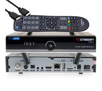 OCTAGON SF8008 4K UHD HDR Ricevitore combinato 1x DVB-S2X, 1x DVB-C/ DVB-T2, Satellite, cavo e segnale terrestre, E2 Linux Smart TV Box, Media Server, registrazione, EasyMouse HDMI, Dual WiFi