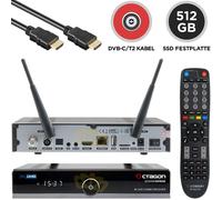 Octagon SF8008 V3 Supreme UHD 4K Ricevitore Combo DVB-S2X MS & DVB-C/T2, E2, M.2, Dual WiFi 512GB SSD