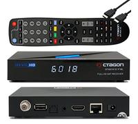 OCTAGON SFX6018 S2+IP WL H.265 HEVC 1x DVB-S2 HD E2 Ricevitore Linux, ricevitore satellitare, funzione di registrazione, lettore di schede, YouTube, radio, WLAN 150Mbit + cavo EasyMouse HDMI