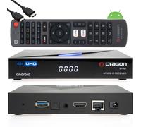 Octagon SPIRIT 4K UHD HDR10+ Dual WiFi LAN Bluetooth HDMI Android9 Ricevitore IP