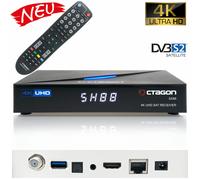 Octagon SX88 4K UHD Ricevitore Satellitare Pvr Ca Hevc Multistream DVB-S2