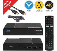 Octagon SX888 V2 WL 4K UHD Linux OS H.265 HDMI USB TV IP Media Player nero