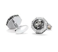 Octagonal Acrylic Cufflinks for Men, Round & Square Classic Shirt Cuff Links for Business & Wedding Luxury Gifts