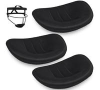 OctinPris 3 mascherine per softball Fielder, protezione per il viso, protezione per il mento, maschera di ricambio per mascella, baseball, softball, riempitivo, per uomini e donne, adolescenti