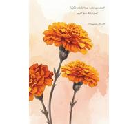 October Birth Flower Journal for Women - Cosmos - Christian Gift for Mom, Daughter, or Sister - Proverbs 31:28 - Lined Floral Notebook for Reflection, Prayer & Gratitude