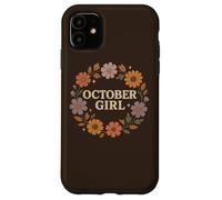 October Girl Cosmos Calendula Nascita Fiore Autunno Corona Custodia per iPhone 11