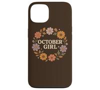 October Girl Cosmos Calendula Nascita Fiore Autunno Corona Custodia per iPhone 13