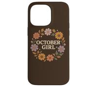 October Girl Cosmos Calendula Nascita Fiore Autunno Corona Custodia per iPhone 14 Pro Max