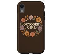 October Girl Cosmos Calendula Nascita Fiore Autunno Corona Custodia per iPhone XR