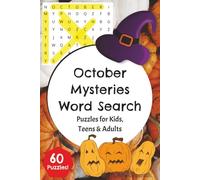 October Mysteries Word Search: Puzzles for Kids, Teens & Adults