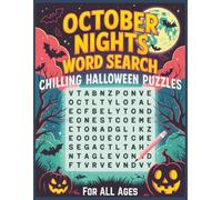 October Nights Word Search: Chilling Halloween Puzzles for All Ages | 80 Large Print Word Finds for Fun & Relaxation | 8.5 inch x 11 inch