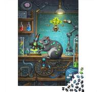 Octodon Degus Puzzle Impossible 1000 Pezzi Ratti dei cartoni animati Decorazione Per La Casa. Giochi Rilassamento E Intelligence Per Adulti E Ragazzi Da 14 Anni 1000pcs (75x50cm)