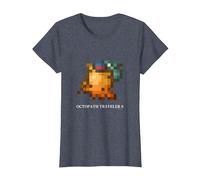 OCTOPATH Traveler 0 - Octopuff Pixel Maglietta, Donna, Pervinca, S