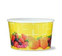 Octopus 200x Sundae, coppetta sundae, sundae alla frutta con capacità 260 ml per 2 gusti di gelato