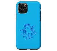 Octopus Angel Heaven Holy Halo Sweet Happy Carino cartone animato divertente Custodia per iPhone 11 Pro