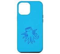 Octopus Angel Heaven Holy Halo Sweet Happy Carino cartone animato divertente Custodia per iPhone 12 Pro Max