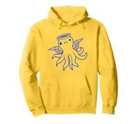 Octopus Angel Heaven Holy Halo Sweet Happy Carino cartone animato divertente Felpa con Cappuccio