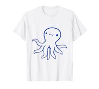 Octopus Angel Heaven Holy Halo Sweet Happy Carino cartone animato divertente Maglietta