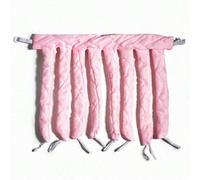 Octopus - Asta arricciacapelli senza calore, per onde notturne, morsetto delicato per acconciature senza danni, 4 colori (rosa)