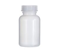 Octopus Biberon a collo largo in LDPE con tappo a vite, sostanze chimiche, Laboratorio Bottiglia con Coperchio come contenitore per cucina laboratorio, o hobby, trasparente, 250 ml