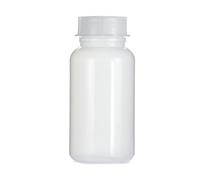 Octopus Bottiglia da 1000 ml a collo largo in LDPE con tappo a vite, bottiglia vuota da 1 litro per chimica, bottiglia da laboratorio con coperchio come contenitore per laboratorio, cucina o hobby