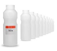 Octopus - Bottiglia dosatrice da 500 ml con coperchio ribaltabile e apertura in silicone, con etichetta, 50x