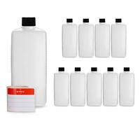 Octopus Bottiglie di plastica (500 ml) per liquidi come inchiostro (10 pz.)