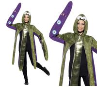 Octopus Costume Outfit Sealife Animale Adulti Completo Taglia Unica