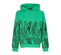 Octopus - Felpa Leggera con Cappuccio Fishnet Verde - - Sweatshirts & Hoodies - Uomo - Verde - XL
