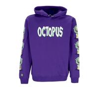 Octopus - Felpa Viola Uomo con Stampa Feed Me - -Sweatshirts & Hoodies -Uomo -Viola -S