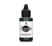 Octopus Fluids Alcohol Ink OPAK DEEP BLACK, inchiostro ad alcool pigmentato, coprente su supporti chiari e scuri
