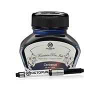 Octopus Fluids Inchiostro lucido per penna stilografica, Cerberus, Blu, 30 ml