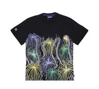 Octopus - Fuochi Dartificio Magliette Nera Manica Corta - - Tops - Uomo - Multicolore - M