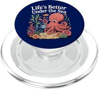 Octopus Garden Lover Kraken Sea Octo Divertente Giardinaggio Calamaro PopSockets PopGrip per MagSafe