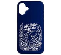 Octopus Garden Lover Kraken Sea Octo Giardinaggio Squid Art Custodia per iPhone 16 Plus